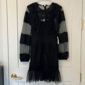 Black Cooper St Lace Dress